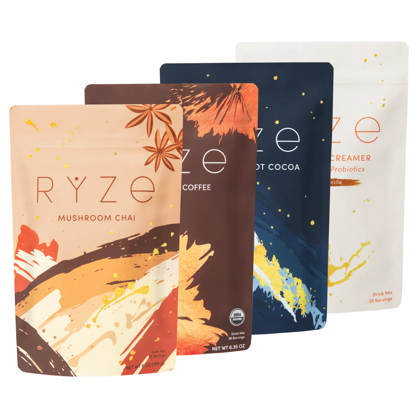 Ultimate Elevate + Unwind Bundle: Chai + Coffee + Cocoa - WJ2Y