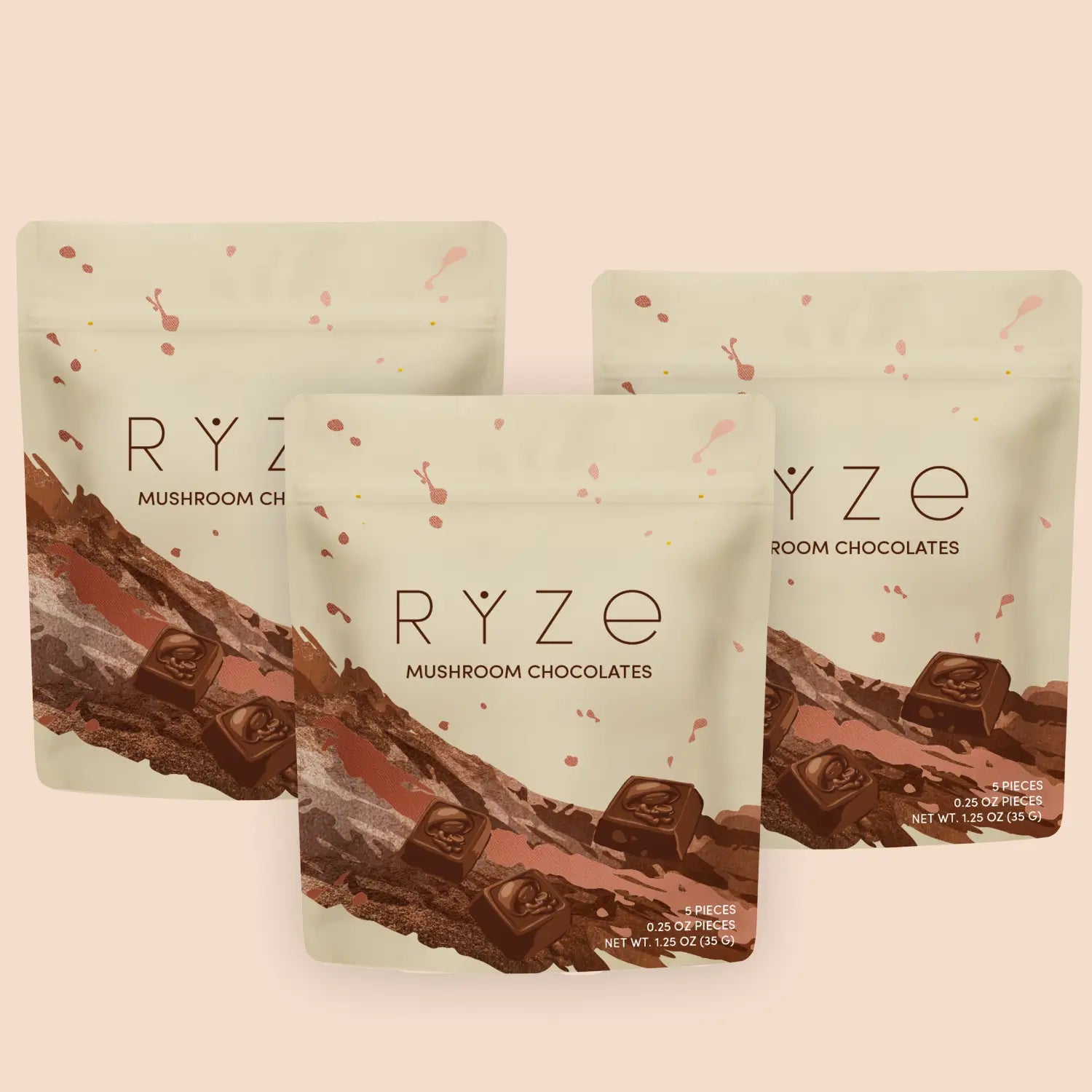 Mushroom Chocolates Rye (15 pieces) - I81X