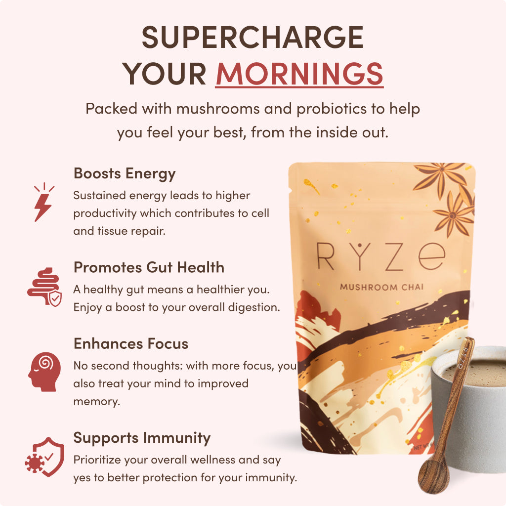 RYZE Mushroom Chai Starter Bag - VZD0