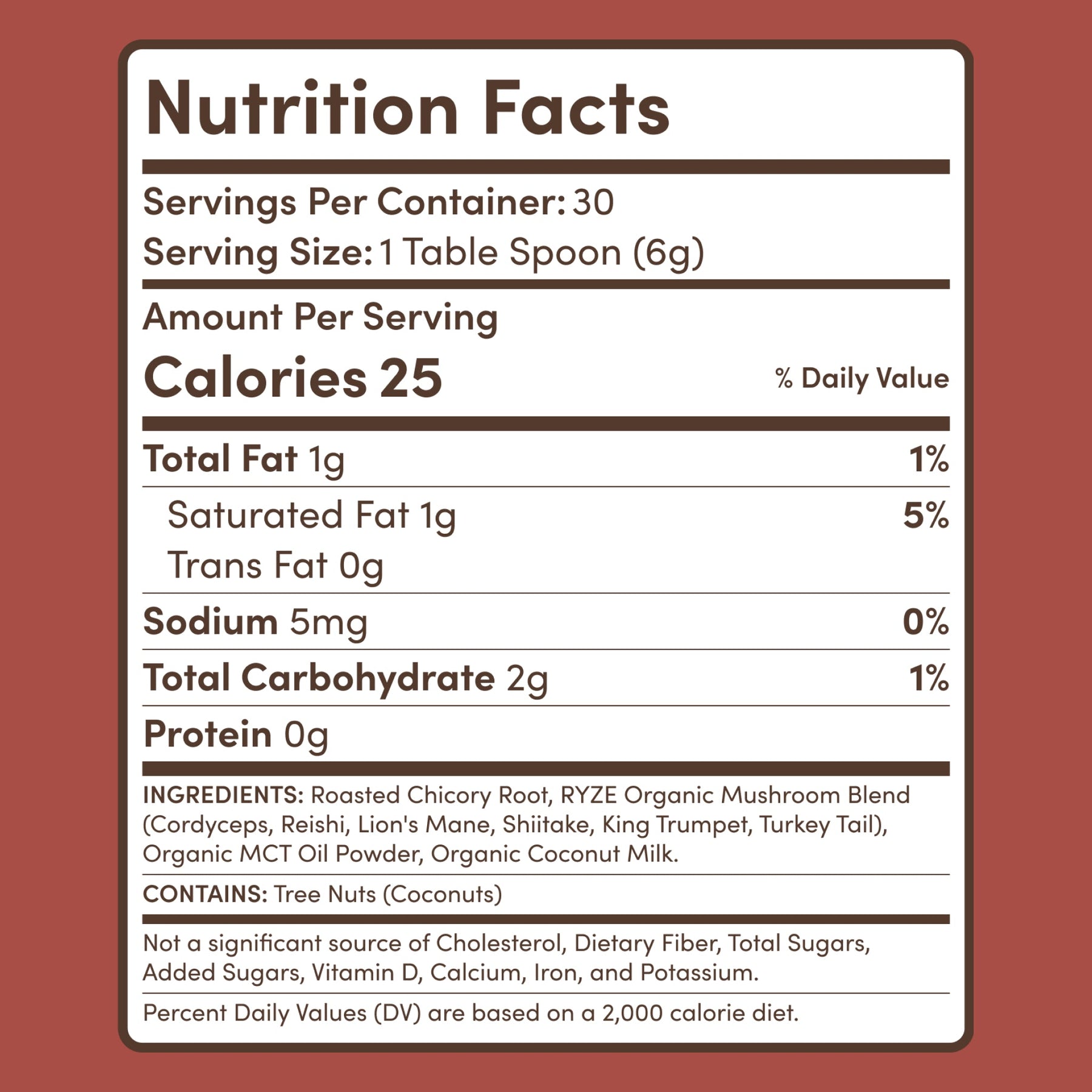 Mushroom Chicory (30 Servings) - JF46