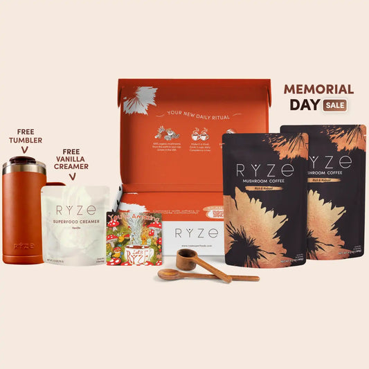 Mushroom Coffee Dark Roast Starter Kit (60 servings) - ZR1W