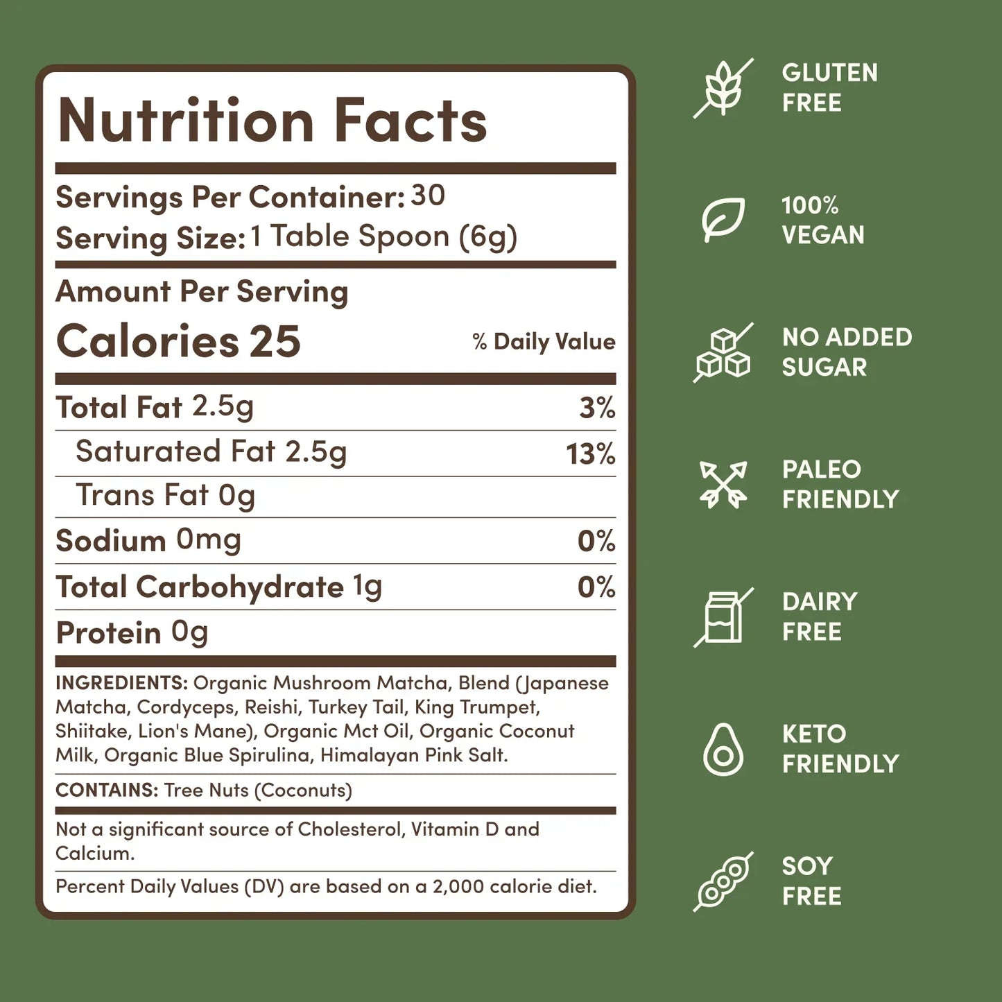 Mushroom Matcha (30 Servings) - OWP6