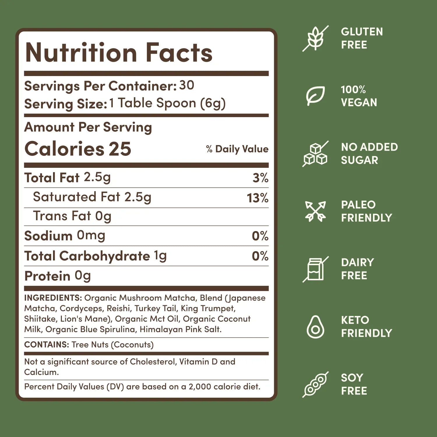Mushroom Matcha (30 Servings) - OWP6