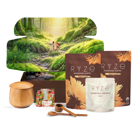 Mushroom Coffee Ritual Set (3 Month Plan) - YBV0
