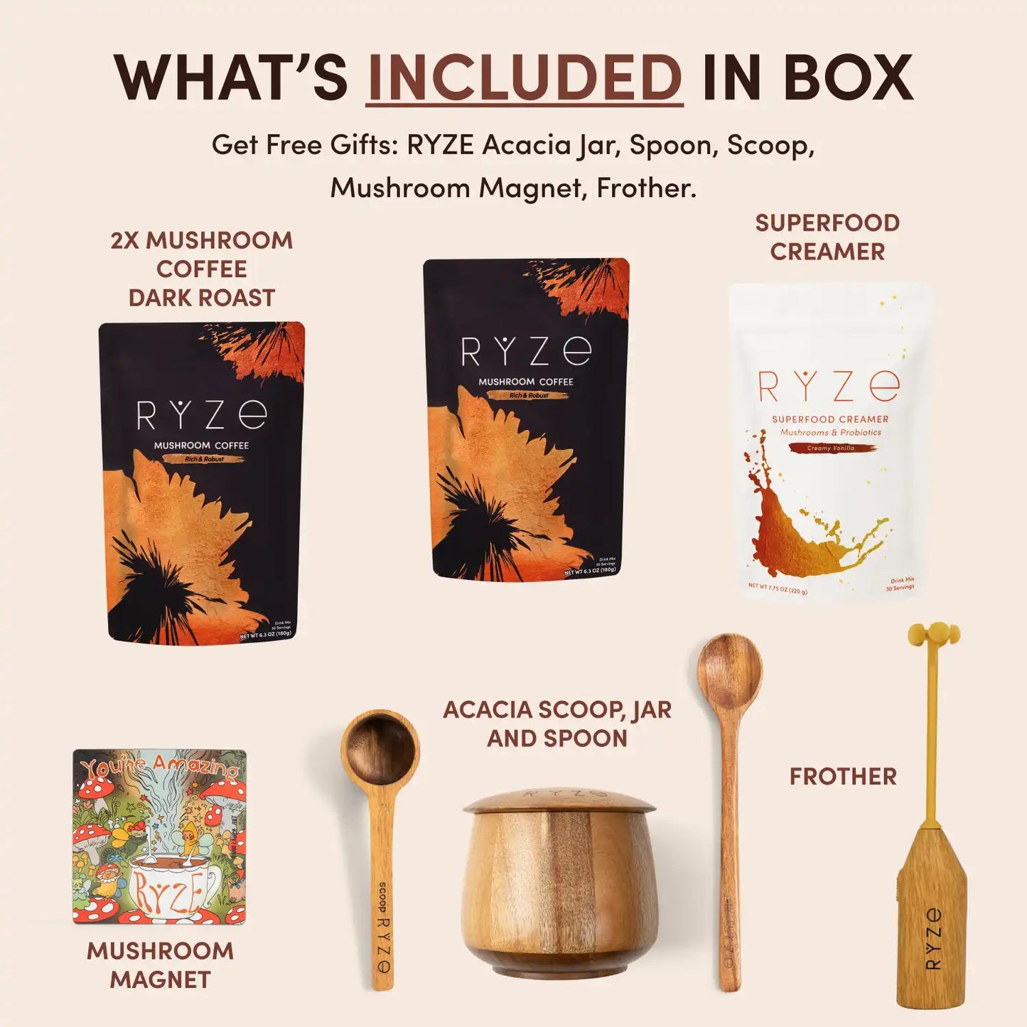 Mushroom Coffee House Blend Ritual Set - T0WN