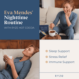 RYZE Hot Cocoa - with 6 Sleep Superfoods to Help Fall Asleep and Stay Asleep - YBBE