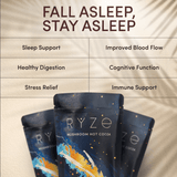 RYZE Hot Cocoa - with 6 Sleep Superfoods to Help Fall Asleep and Stay Asleep - YBBE